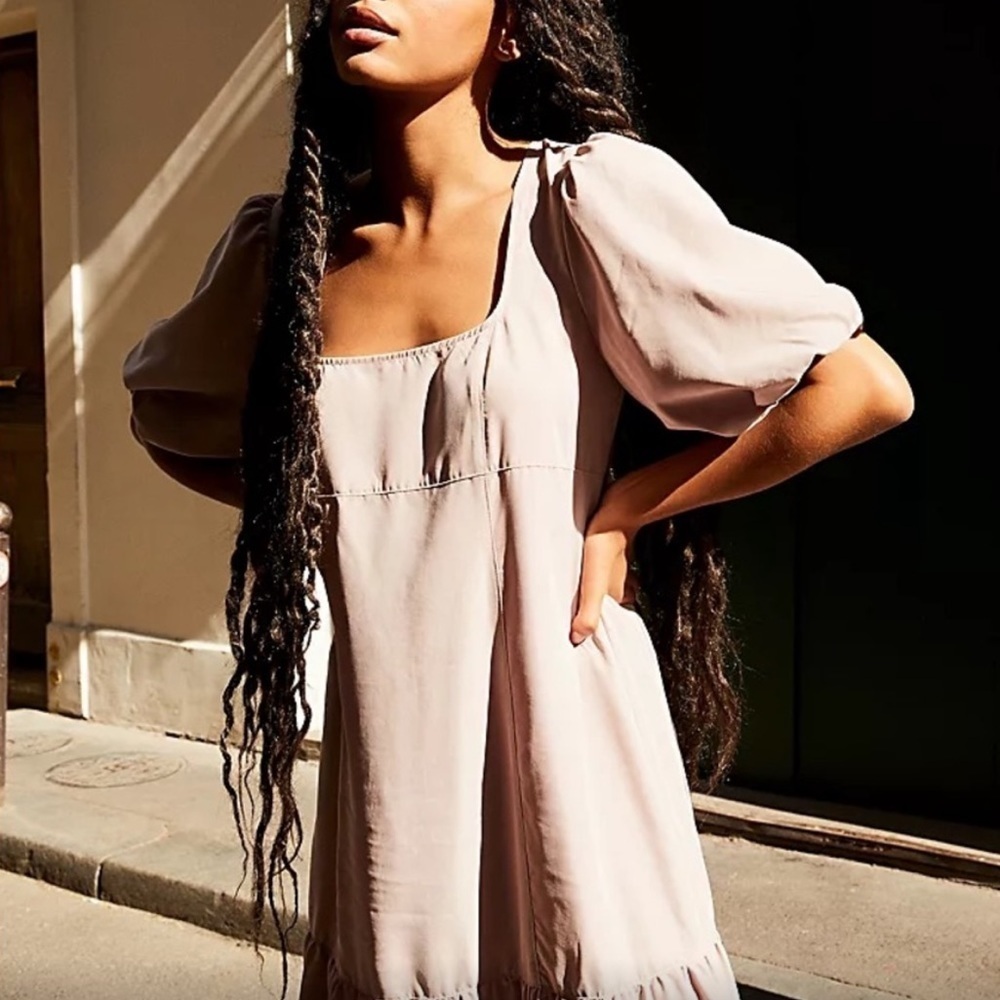 Free People Dusty Mauve Jordan Midi Dress - Picture 3 of 9